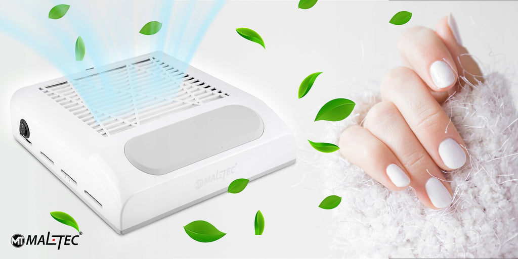 Nagų dulkių siurblys su kasete - manikiūro filtras 80w