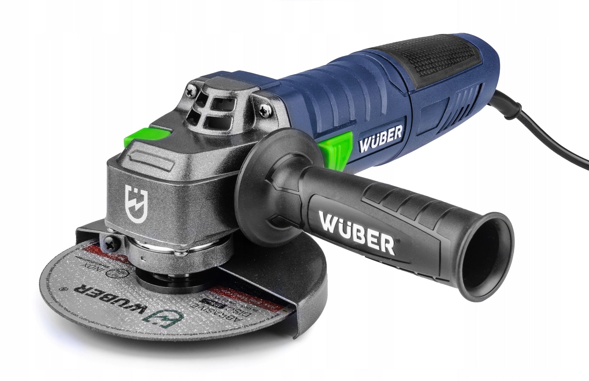 Kampinis šlifuoklis Wuber 125mm 1500w + 10 pjovimo diskų