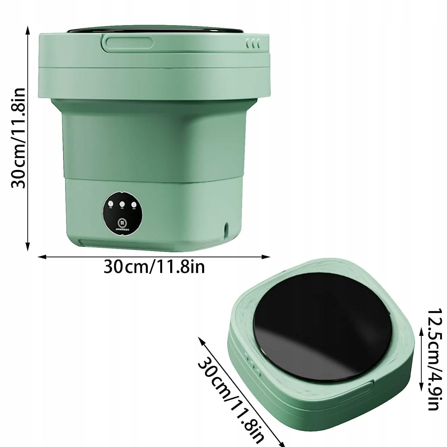 Sulankstoma mini skalbyklė 6,5L – nešiojama, automatinė, puikiai tinka kelionėms