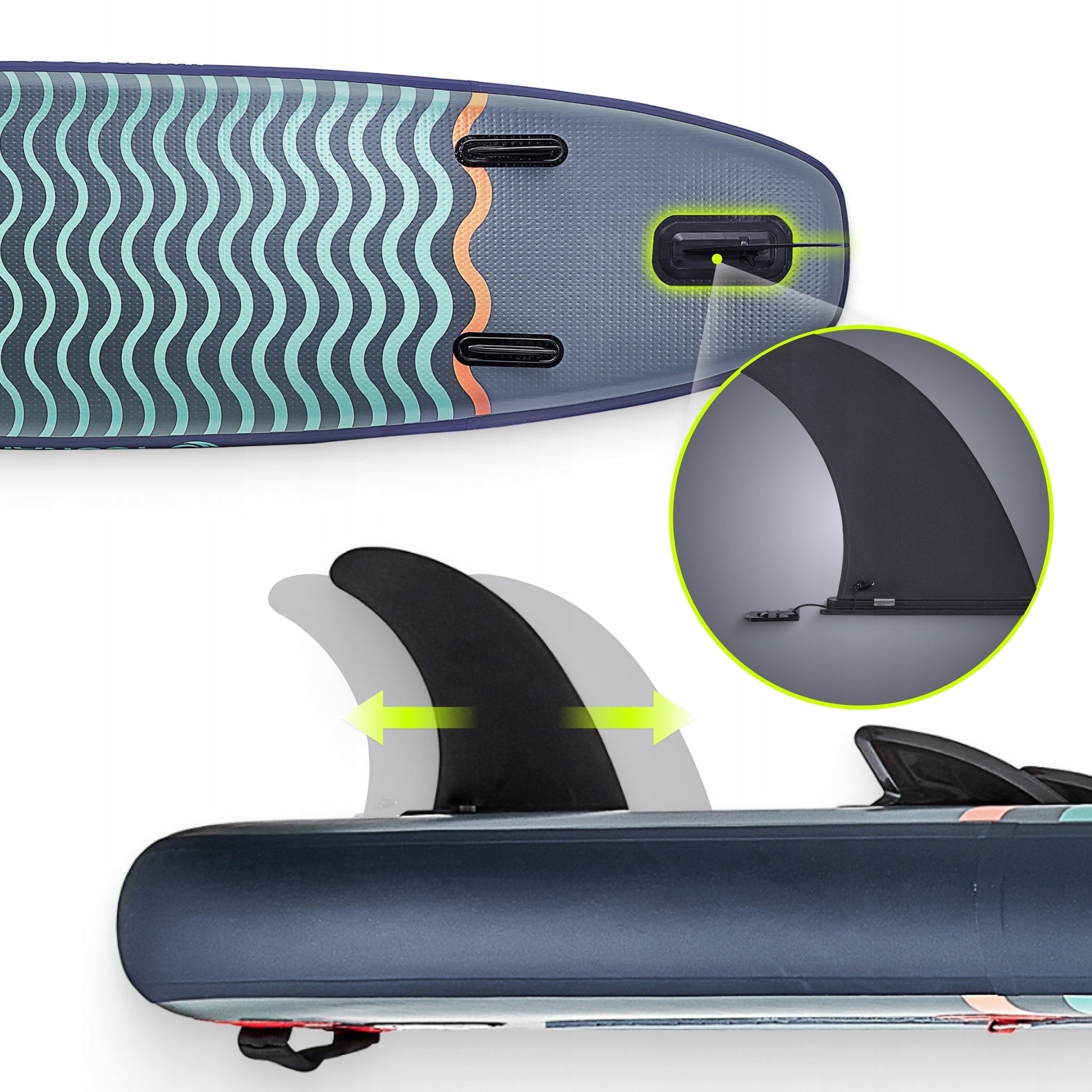 SUP lenta - irklentė Tsunami Wave SUP 350cm