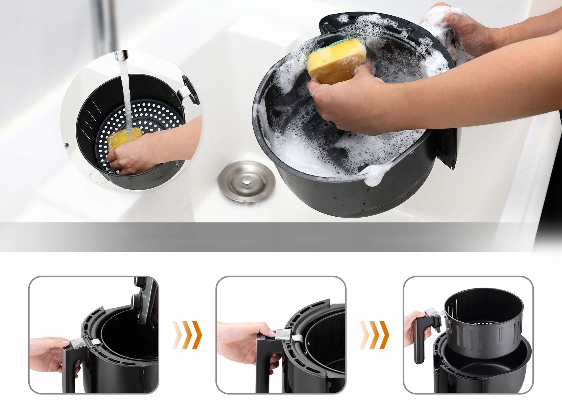 Karšto oro gruzdintuvė Fat-Free Air Fryer Libertyline 3.5L 1400W