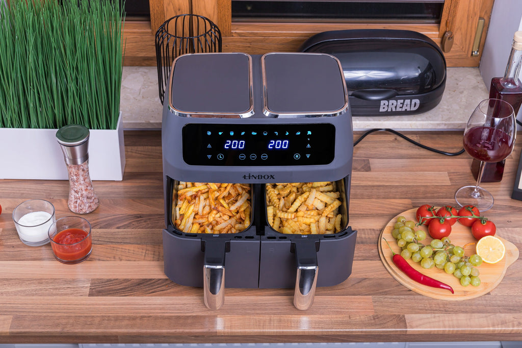 Karšto oro gruzdintuvė 8 l Linbox AIR FRYER 4/4