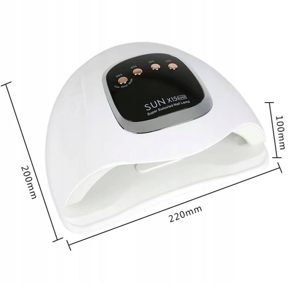UV/LED nagų lempa SUN X15 MAX – 280 W galia, hibridiniams ir geliniams lakams