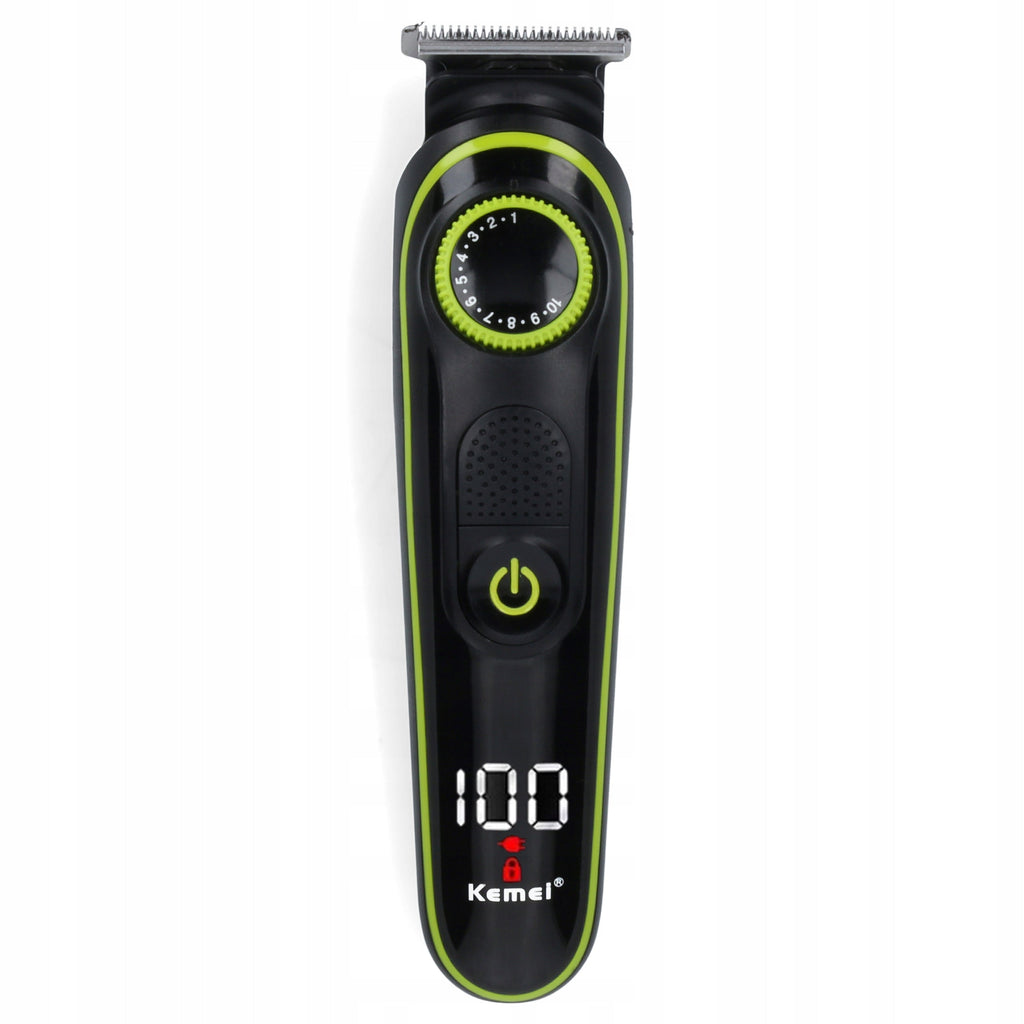 Plaukų ir barzdos kirpimo mašinėlė, trimeris - rinkinys 5IN1 KEMEI BARBER