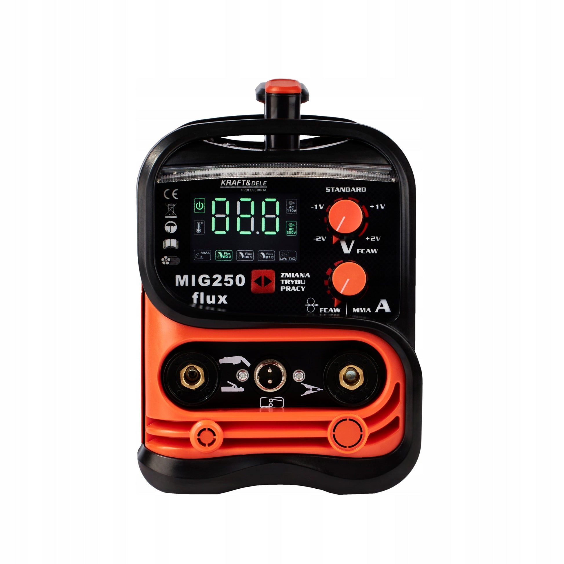 INVERTERINIS SUVIRINIMO APARATAS FLUX MIG MMA LIFT TIG 250A PUSAUTOMATINIS 4IN1
