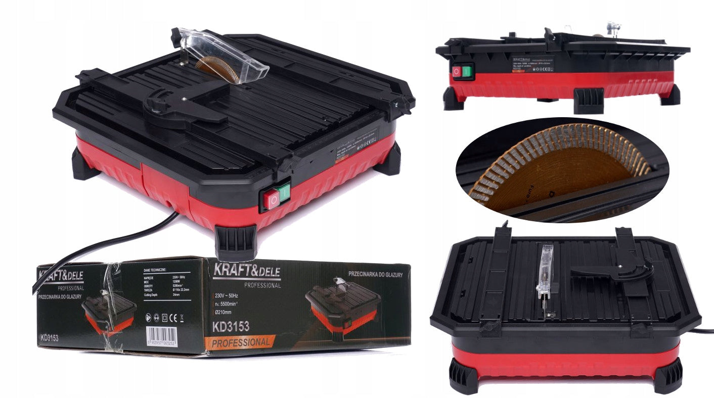 Stacionarios staklės plytelių drėgnam pjovimui 1200W KRAFT&DELE KD3153