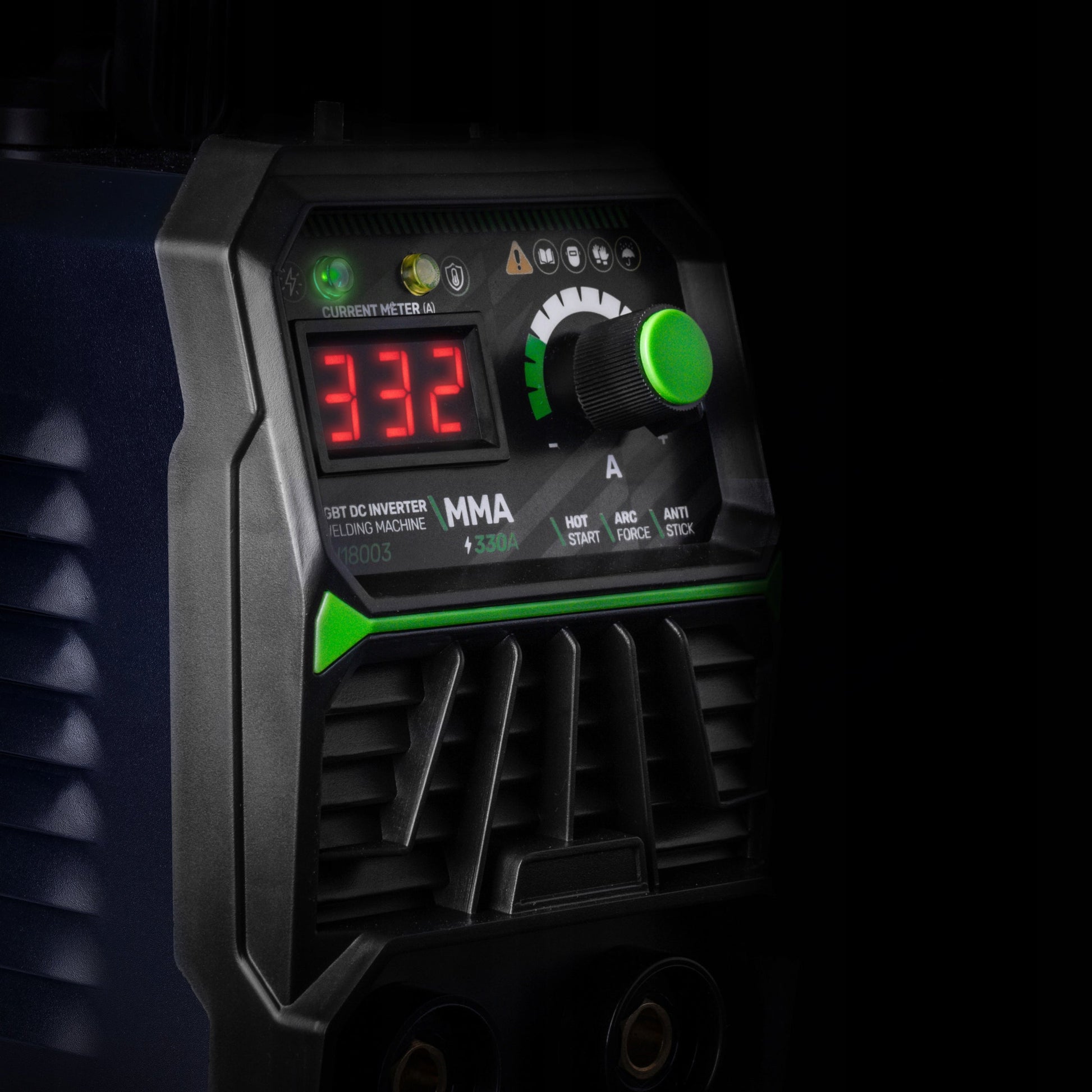 Inverterinis suvirinimo aparatas WUBER MMA 330A su IGBT technologija, VRD, Hot Start, Arc Force ir Anti-Stick funkcijomis