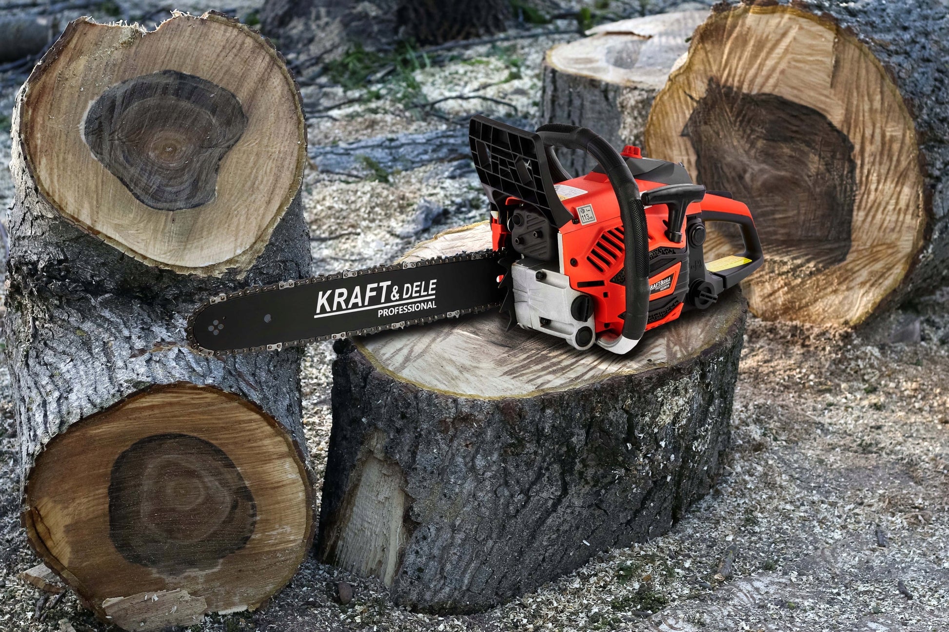 Benzininis grandininis pjūklas 5.9 AG 45 cm³ KRAFT&DELE KD5017