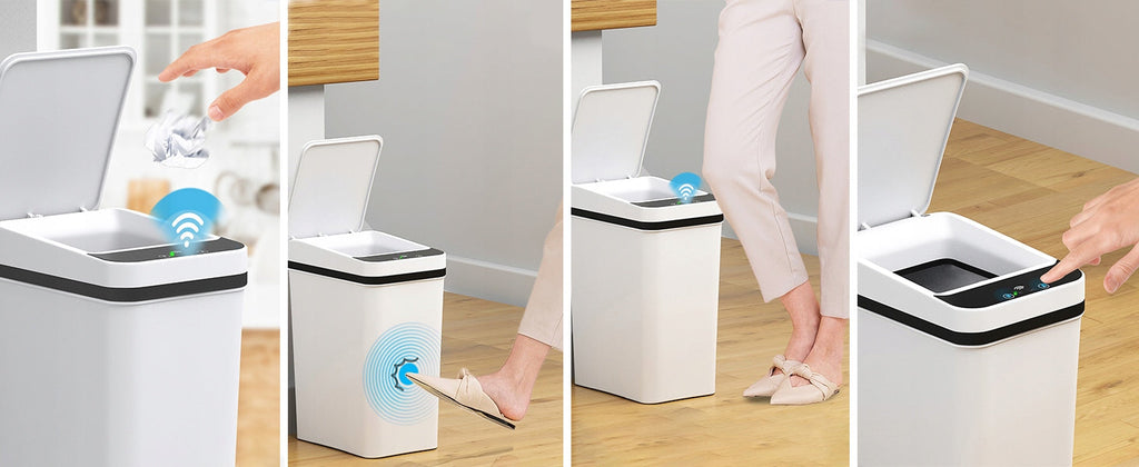 Šiukšliadėžė su automatiniu dangčiu – 12L