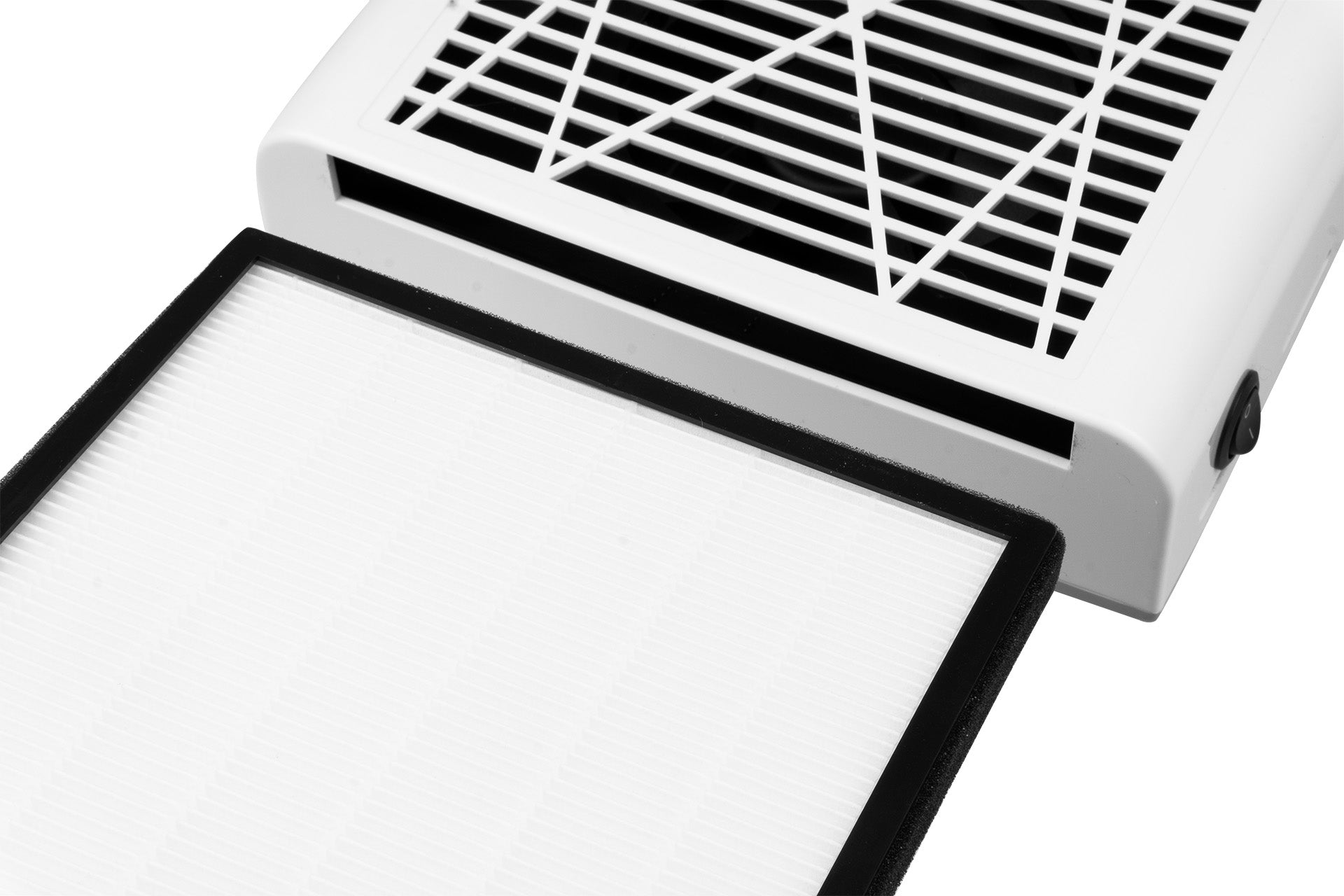 Manikiūro dulkių surinkėjas 80W su kasete ir filtru