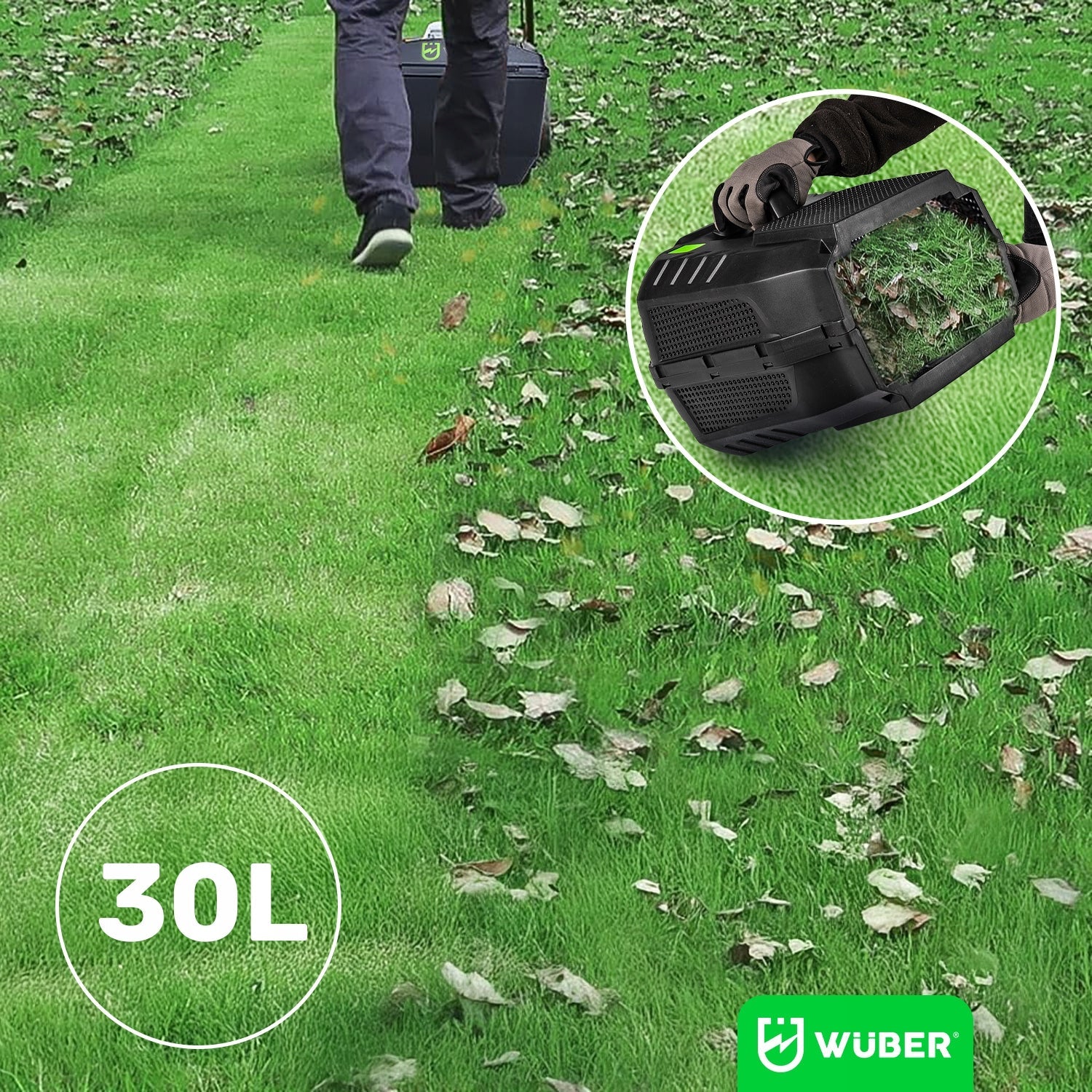 Elektrinė vejapjovė WUBER 1200W – galinga, lengva ir manevringa