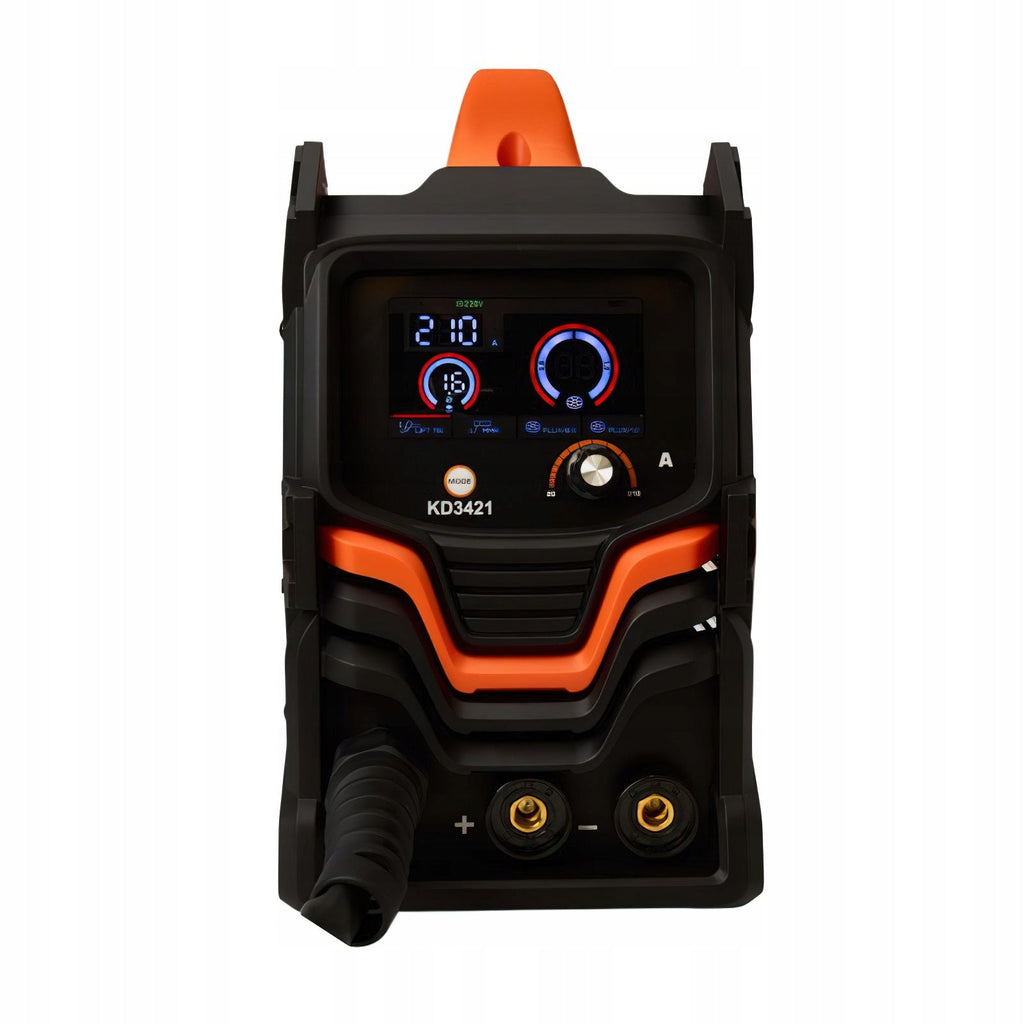 Pusiau automatinis inverterinis suvirinimo aparatas | Kraft&Dele KD3421 3-in-1 MIG/MAG/MMA/TIG | 20-220A | 230V