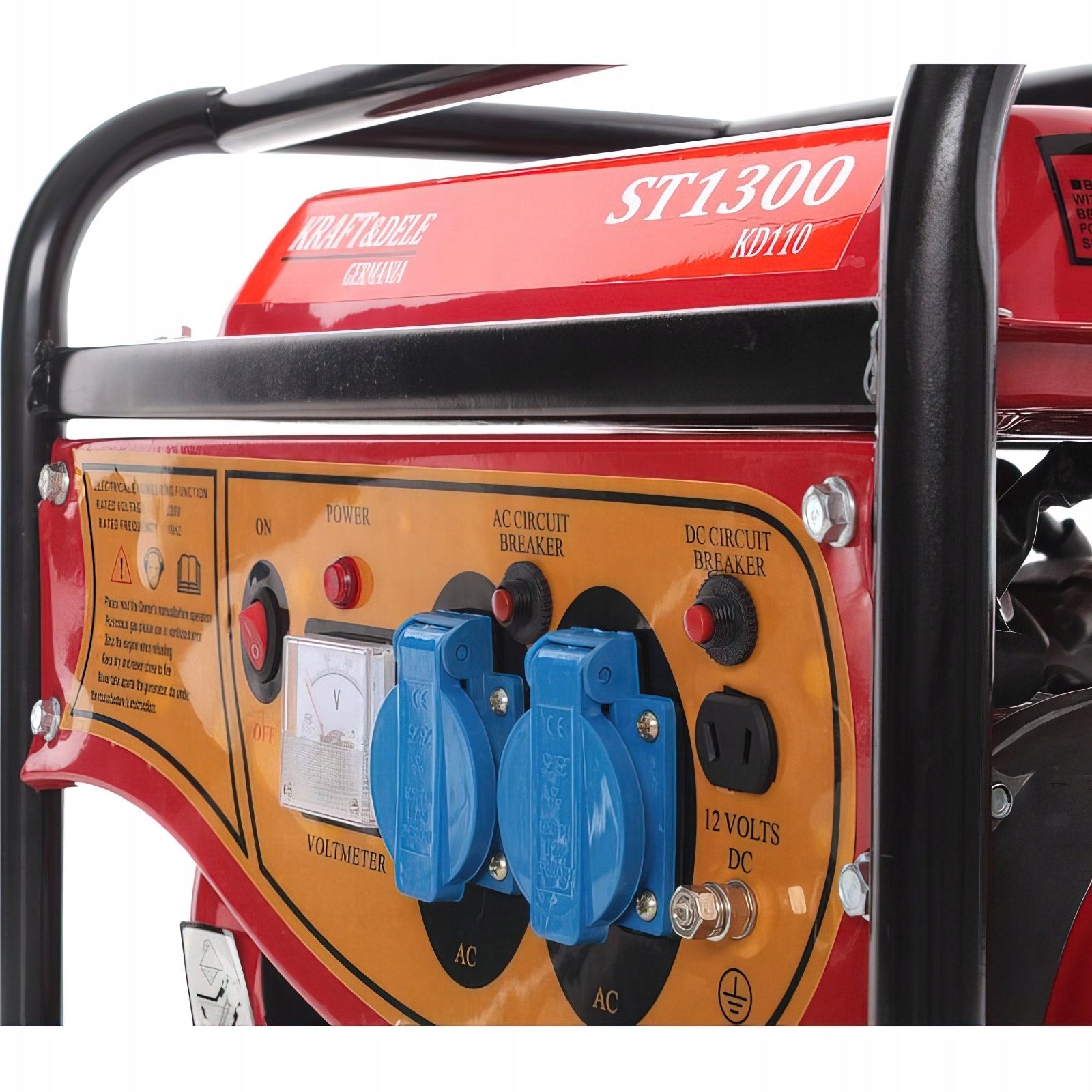 Nešiojamas benzininis generatorius Kraft&Dele KD110 – 1500W, 230V/12V
