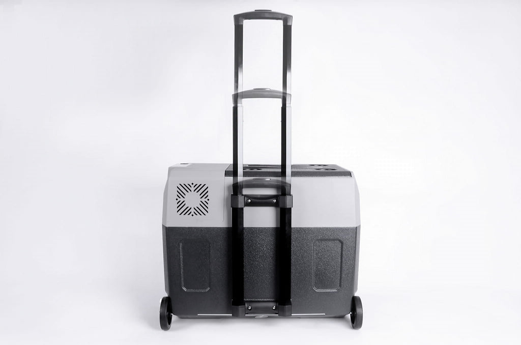 Nešiojamas kompresorinis turistinis šaldytuvas VIGO COOL 40L, 12/24/230V, su šaldiklio funkcija, „Bluetooth“ valdymas