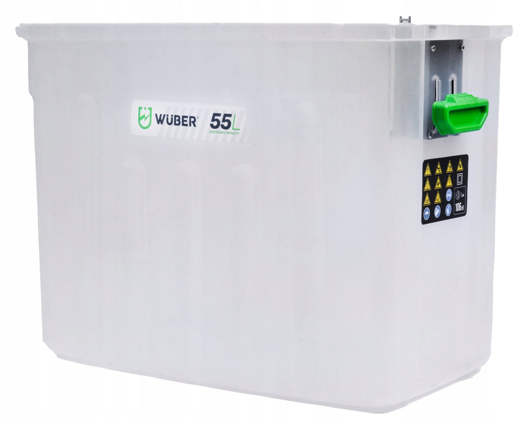 Elektrinis sodo šakų smulkintuvas Wuber 3000w su 55l talpa