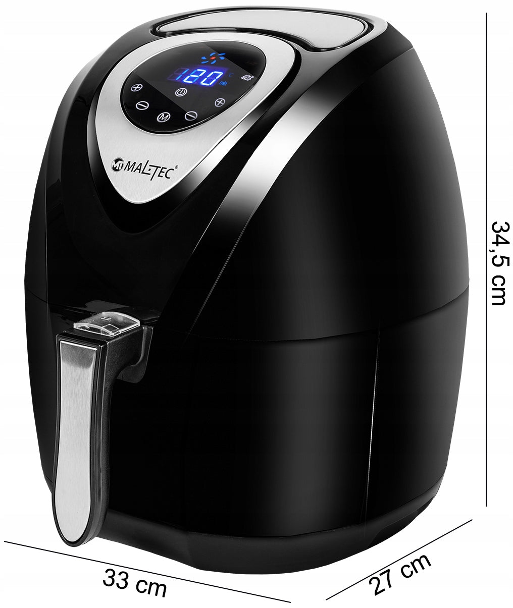 Karšto oro gruzdintuvė 4.3 l MALTEC Ai-fryer 1400 W