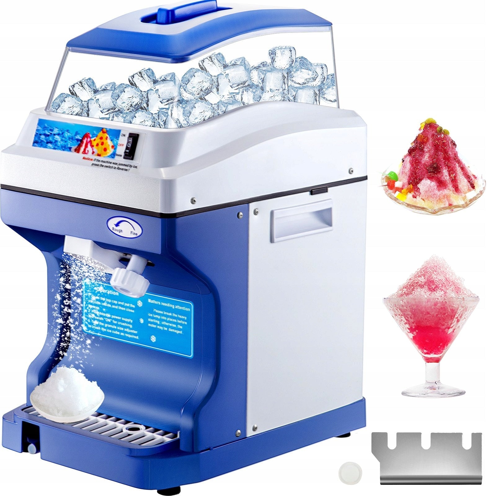 Elektrinis ledo smulkintuvas ir granitorius – gastro ledo gaminimo aparatas Xtech SICB-S1