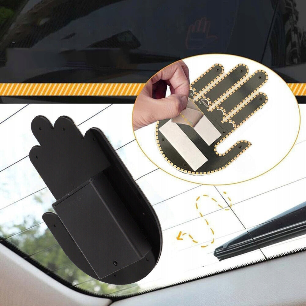 LED rankos gestų indikatorius automobiliui su nuotolinio valdymo pultu