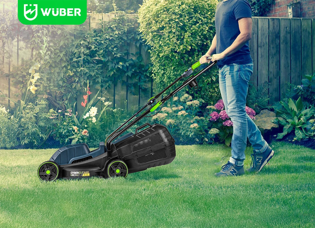 Elektrinė vejapjovė WUBER 1200W – galinga, lengva ir manevringa