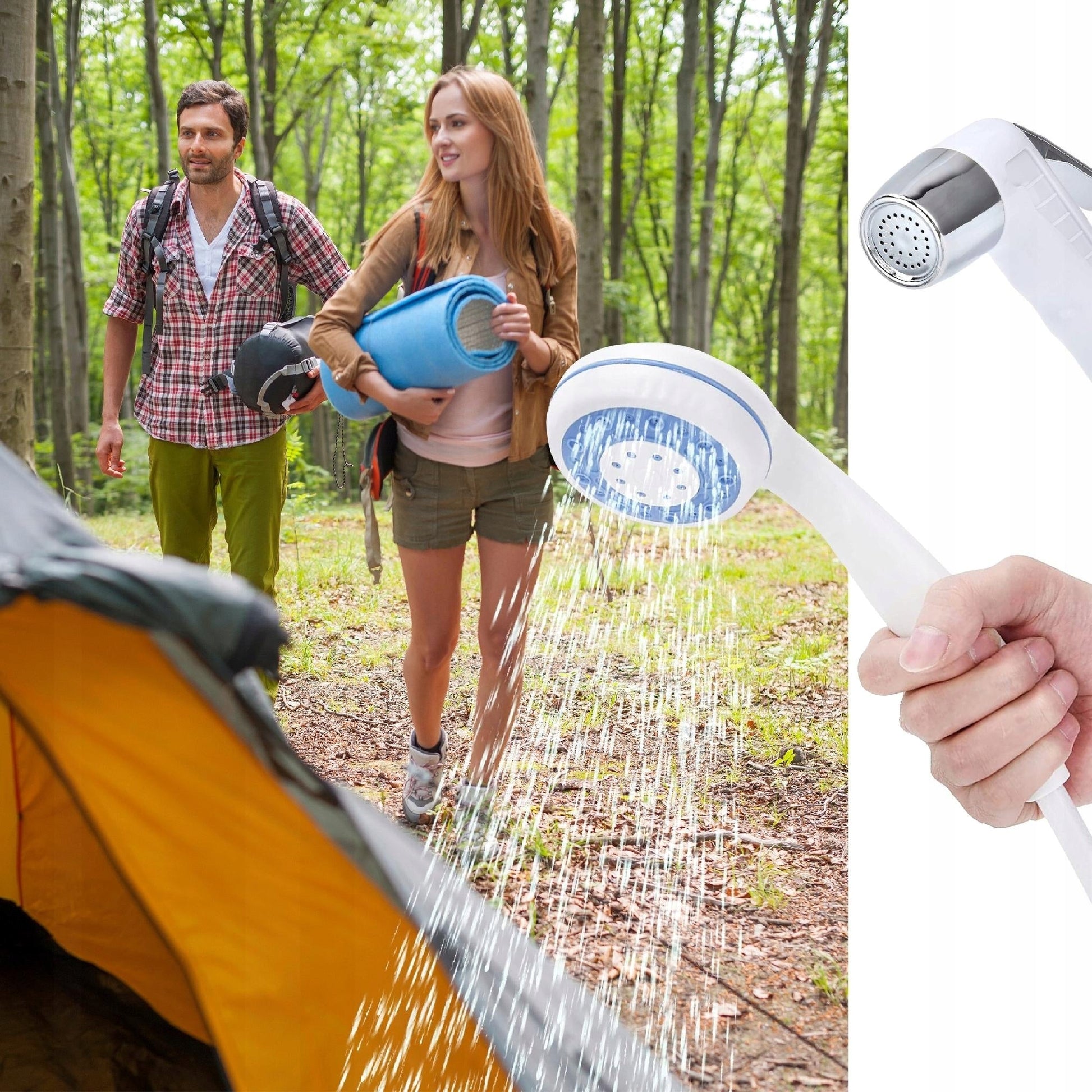Turistinė, kelioninė, sodo dušo elektrinė sistema Gotel 20 l