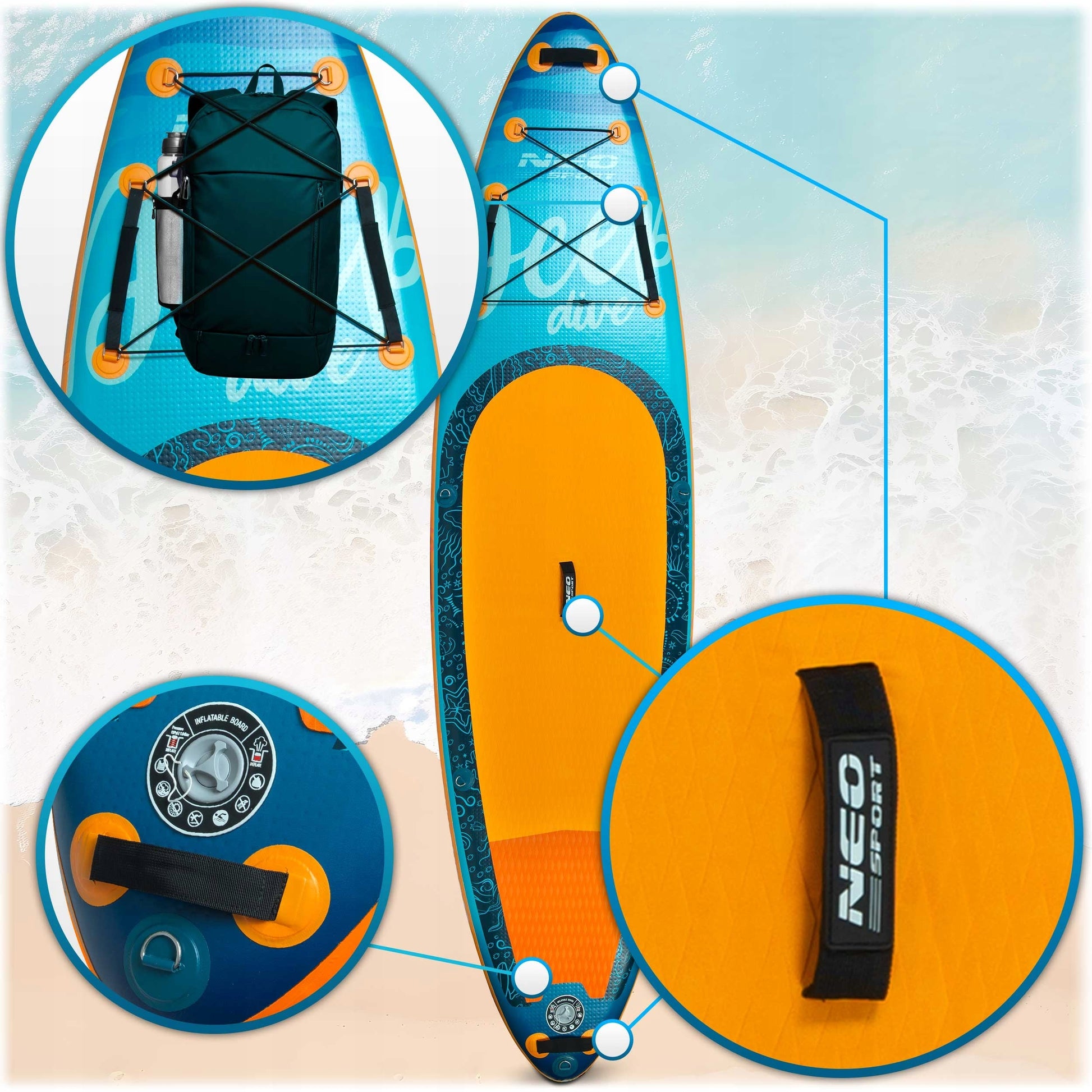 SUP lenta - irklentė Aquasurf 320cm