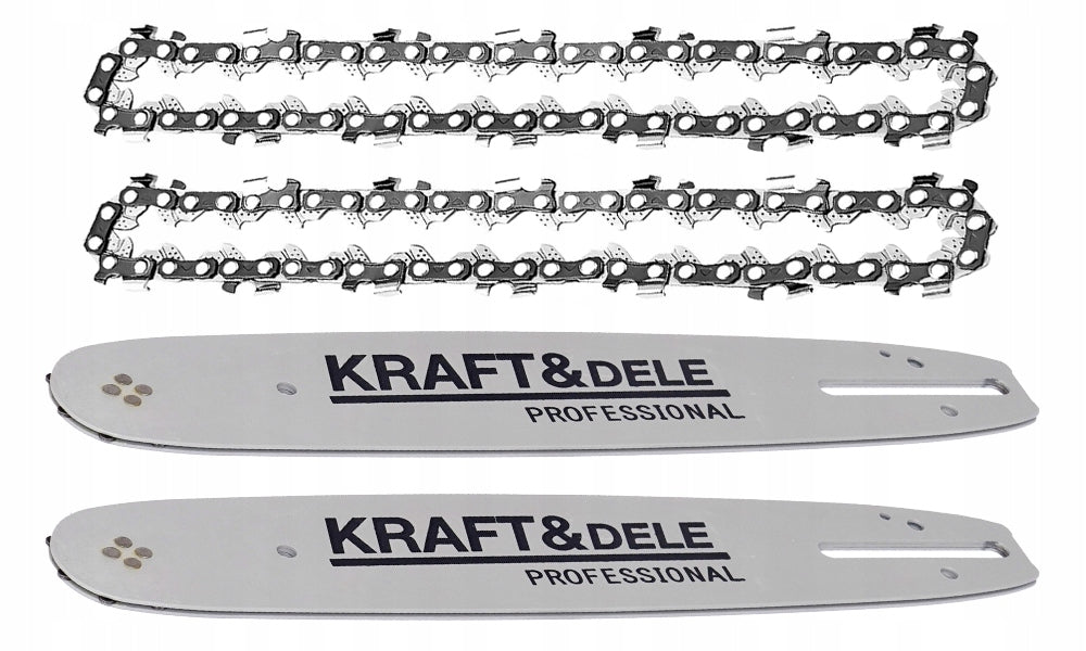 Akumuliatorinis kampinis šlifuoklis + grandininis pjūklas 2in1 Kraft&Dele KD10624