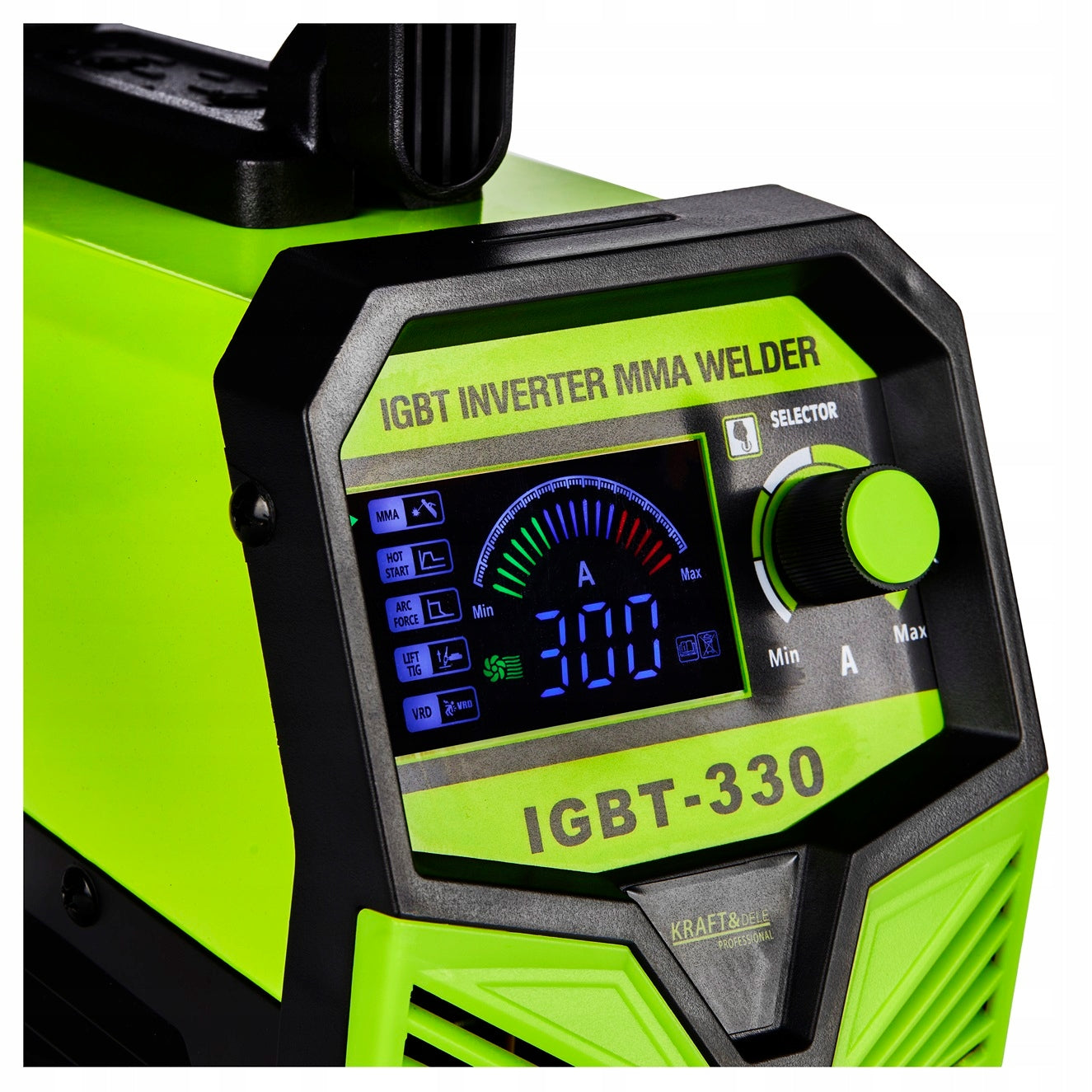 MMA IGBT LIFT TIG LCD 4in1 20-330A Kraft&Dele Inverterinis suvirinimo aparatas