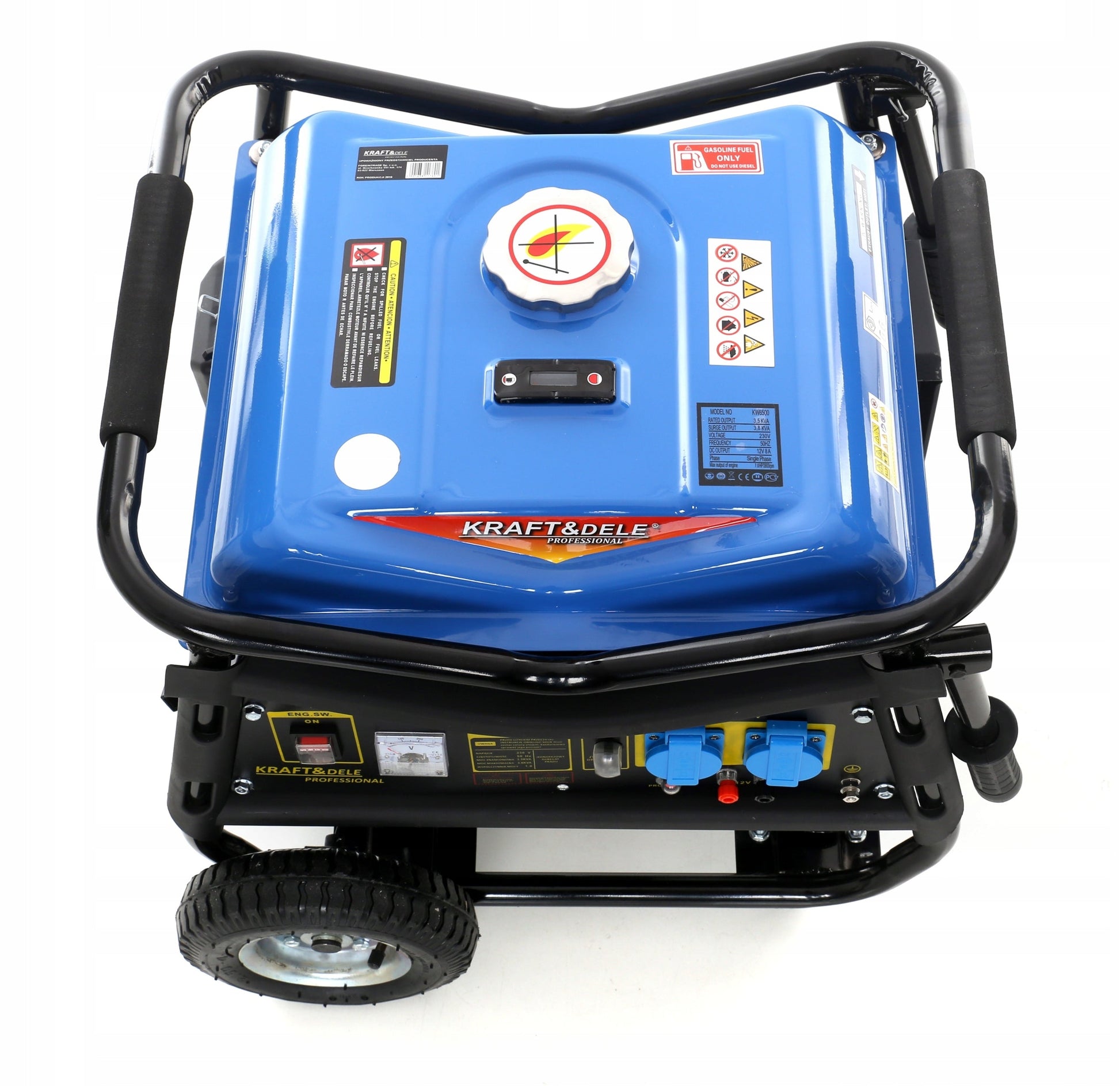 Vienfazis generatorius KRAFT&DELE KD142 – 3000W su ratais