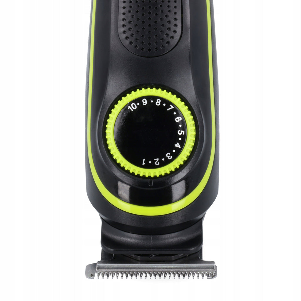 Plaukų ir barzdos kirpimo mašinėlė, trimeris - rinkinys 5IN1 KEMEI BARBER