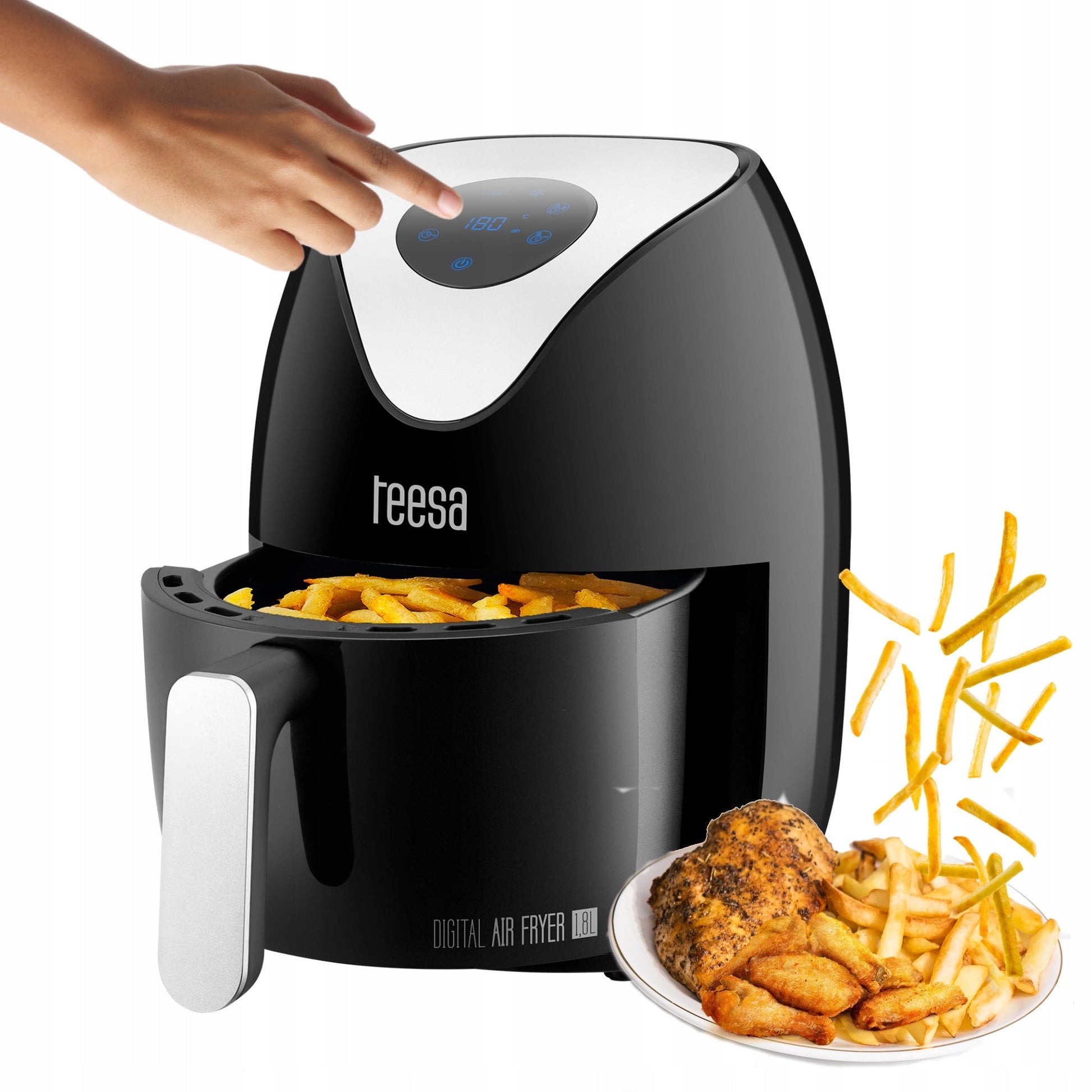 Karšto oro gruzdintuvė Teesa Digital Air Fryer 1.8L