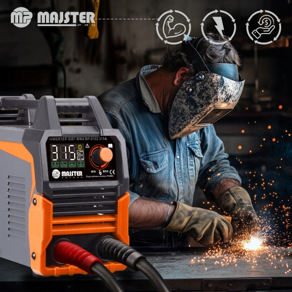Inverterinis Suvirinimo Aparatas MMA TIG 315A Majster MP-0102 (2025 m. modelis)