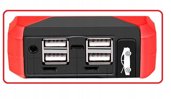 Variklio užvedimo įrenginys su Powerbank ir žibintuvėliu KADY