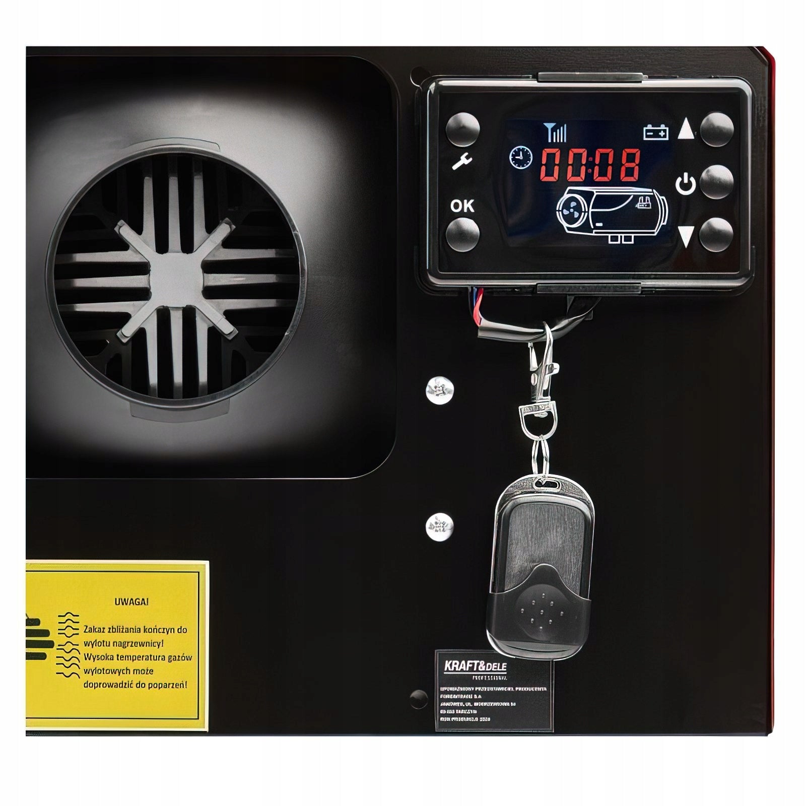 Dyzelinis oro šildytuvas WEBASTO 8kW 12/230V Kraft&Dele KD11780