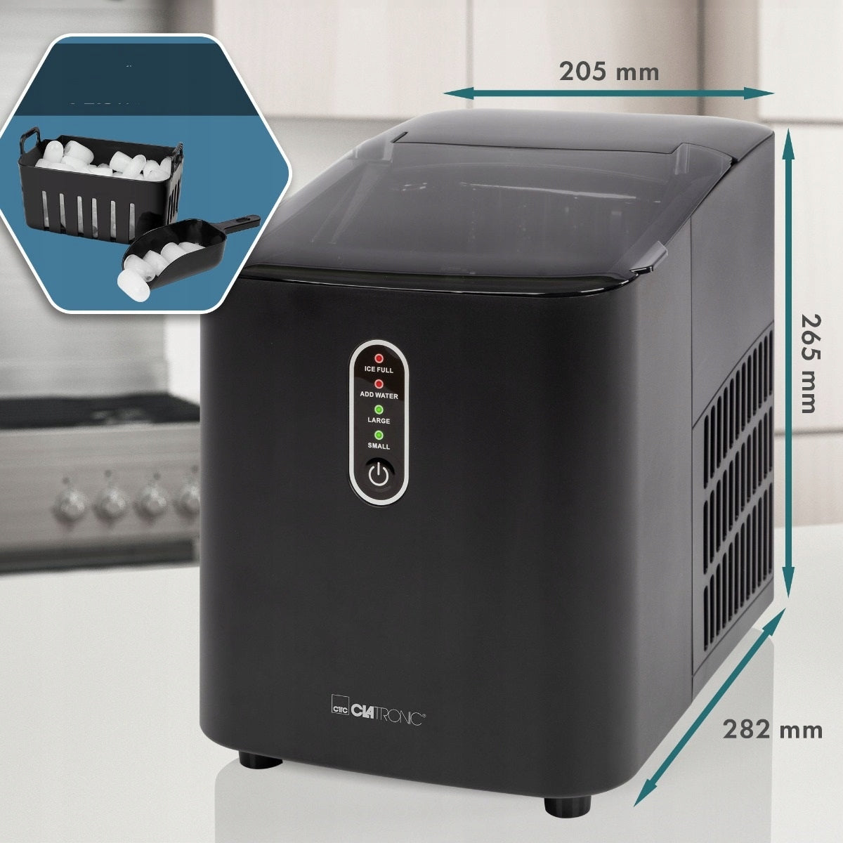 Ledo kubelių gaminimo aparatas Clatronic EWB 3798