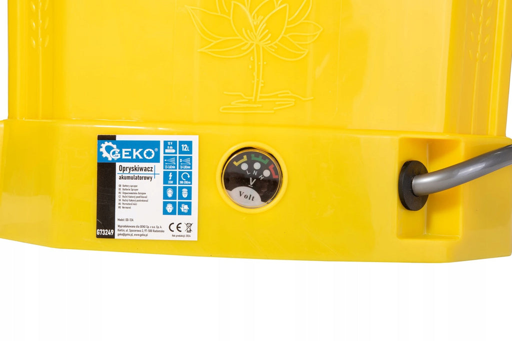 Belaidis elektrinis 12L purkštuvas GEKO G73249