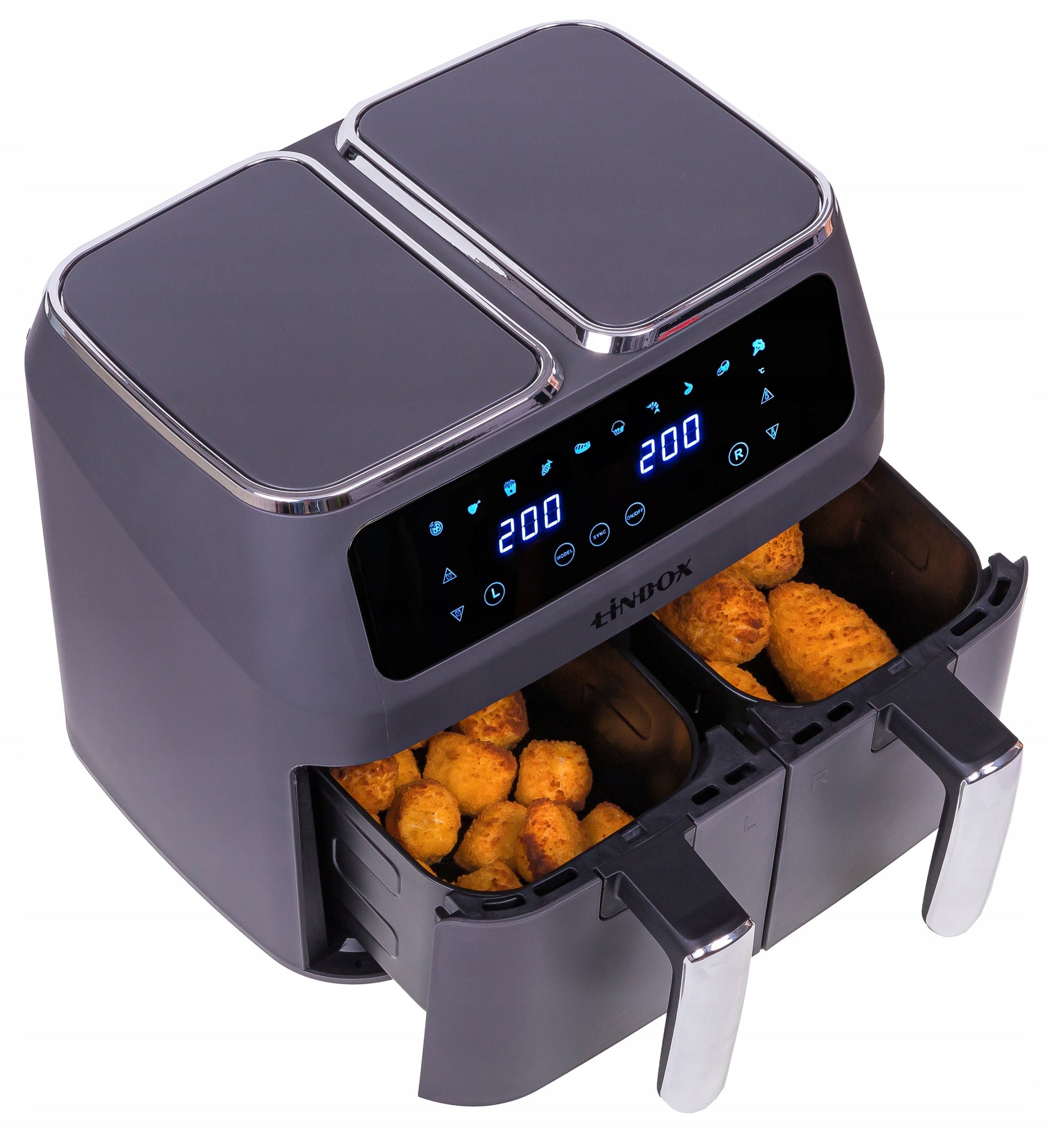 Karšto oro gruzdintuvė 8 l Linbox AIR FRYER 4/4