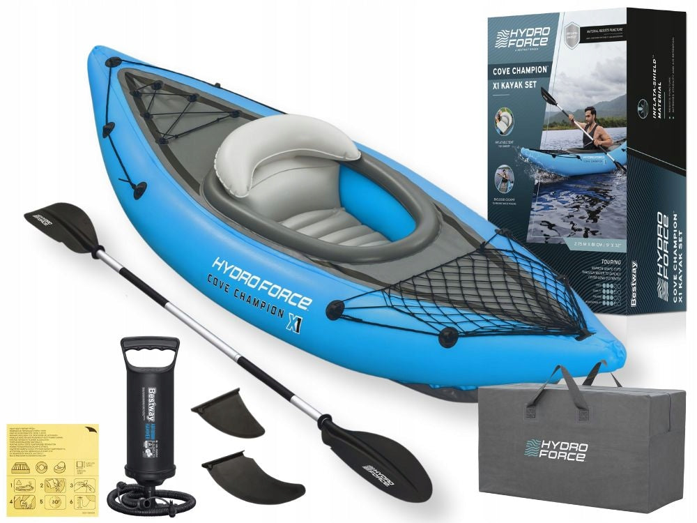 Pripučiama vienvietė baidarė – Bestway Cove Champion X1