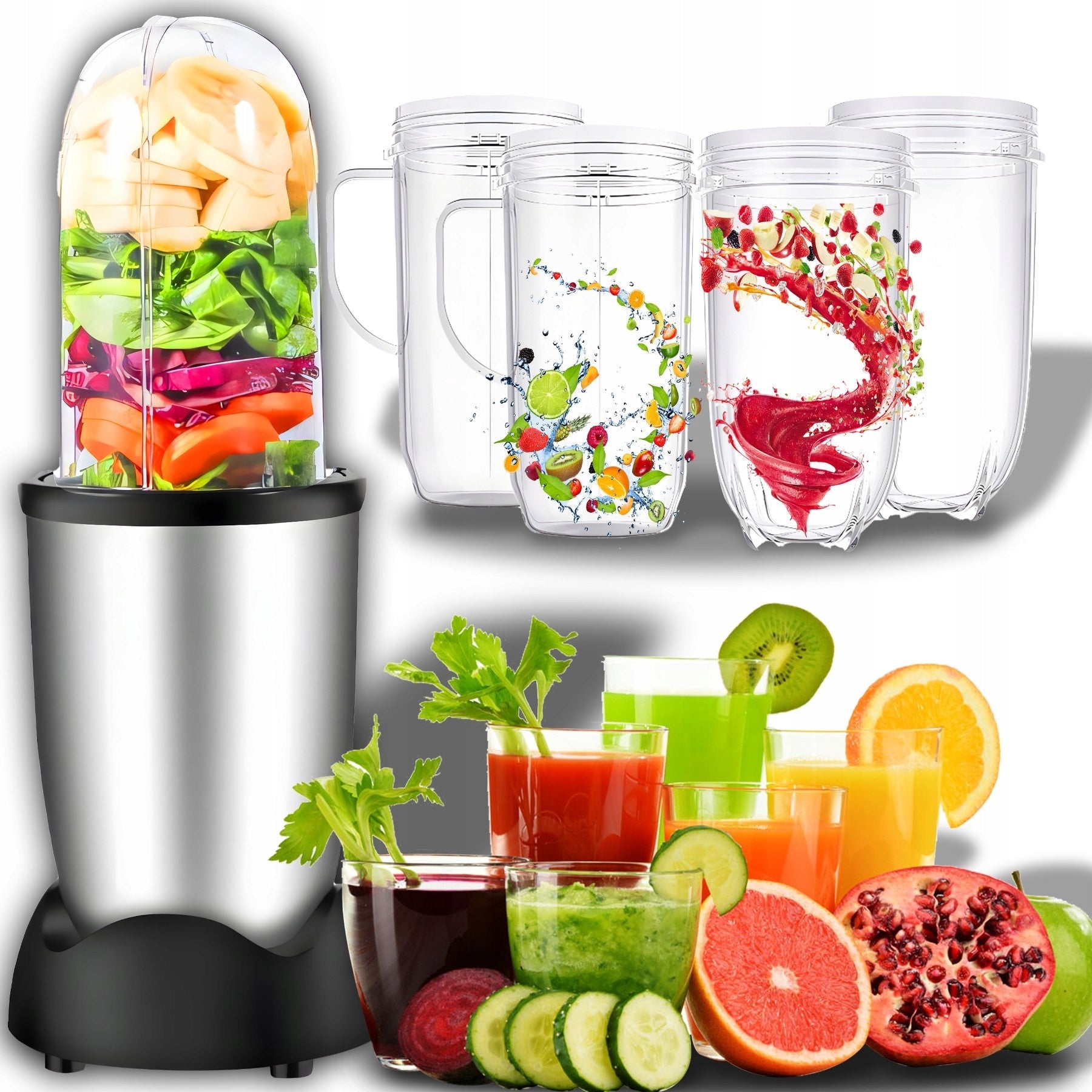 Blenderis - smulkintuvas Retoo Cup Blender E606