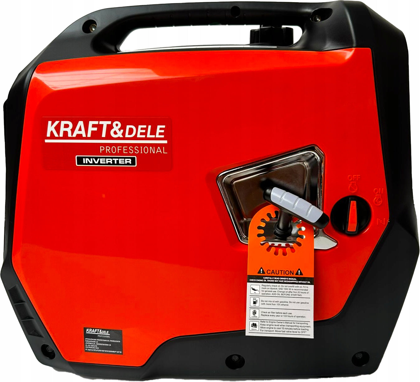 Nešiojamas Generatorius 2500W 230V AVR – KRAFT & DELE Professional™ KD697