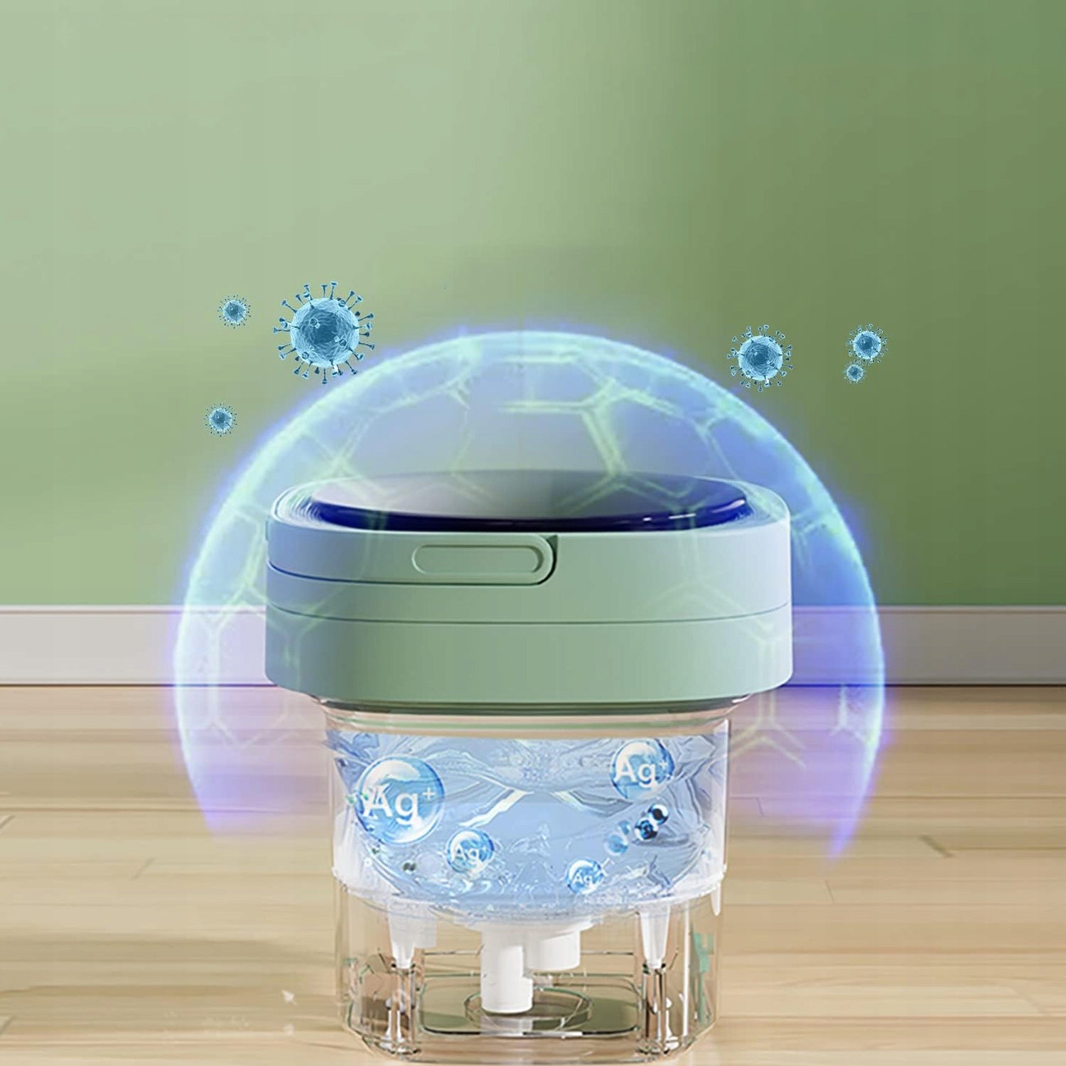 Sulankstoma mini skalbyklė 6,5L – nešiojama, automatinė, puikiai tinka kelionėms