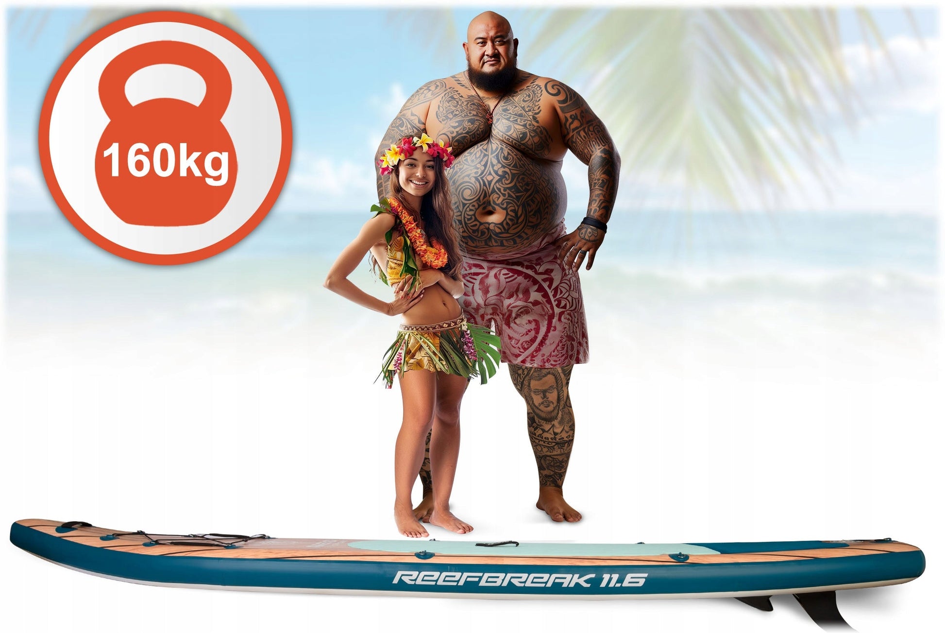 SUP lenta - irklentė Reefbreak Neo-Sport 170304 350cm