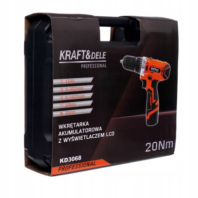 Akumuliatorinis gręžtuvas Kraft&Dele 12 V KD3068